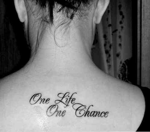 عبارات تاتو قصيره